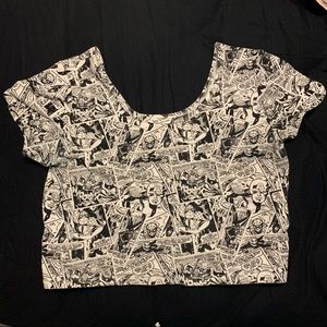 marvel crop top